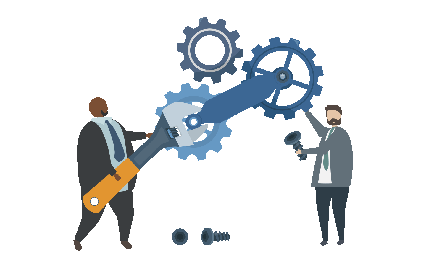 Gif: site em manutenção